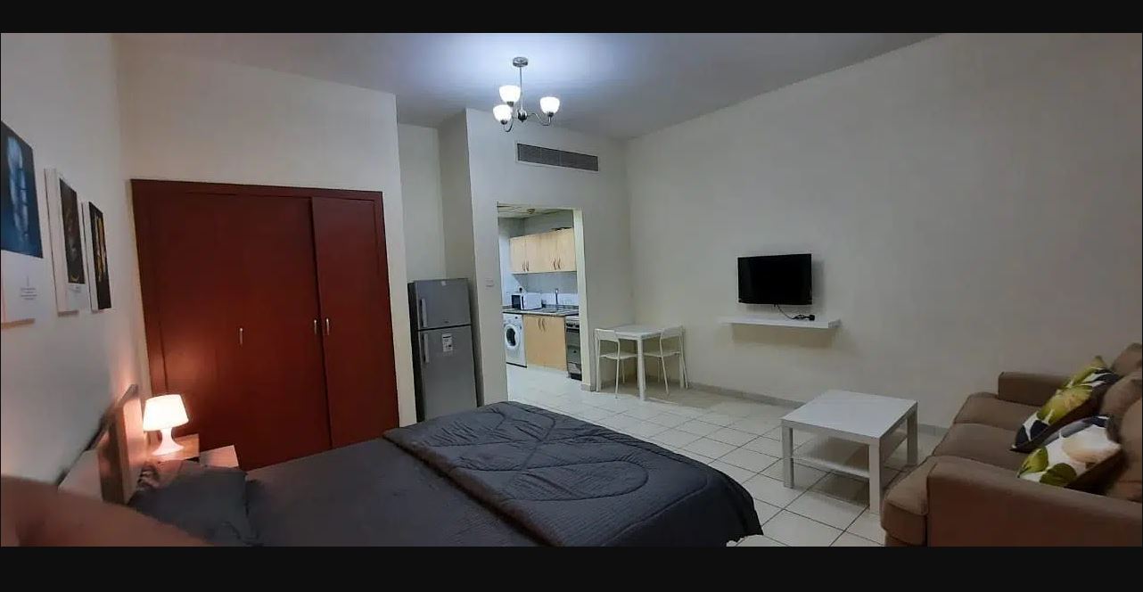 Studio flats in international deals city for monthly rent